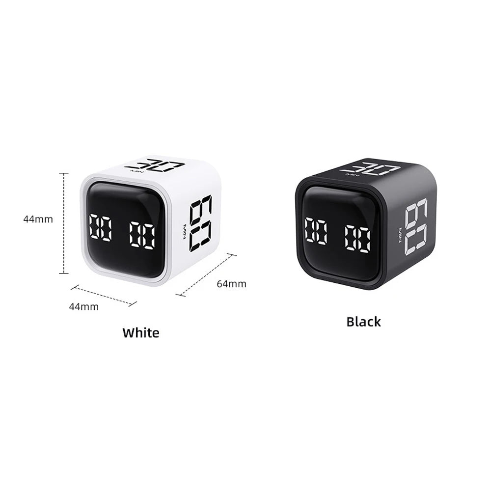 Digital Cube Timer with LED Display and Flip Sensor