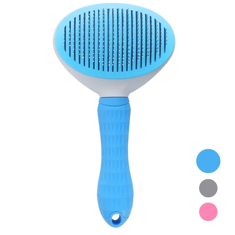 Self-Cleaning Pet Brush – Hair Remover for Cats & Dogs