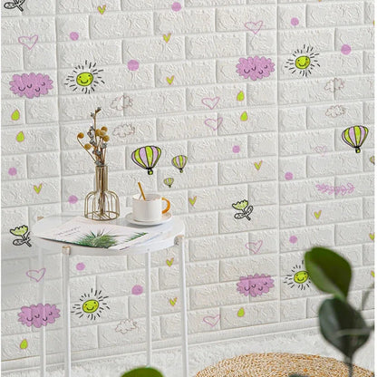 3D Brick Wallpaper Self-Adhesive Foam Wall Panel