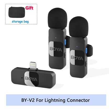 Wireless Lavalier Microphone for iPhone and Android