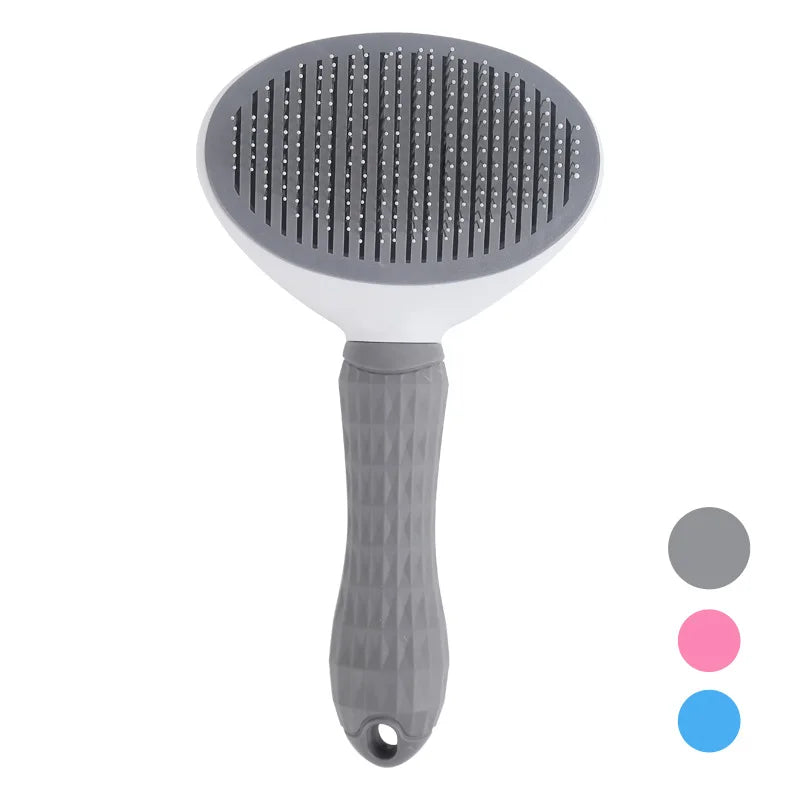 Self-Cleaning Pet Brush – Hair Remover for Cats & Dogs