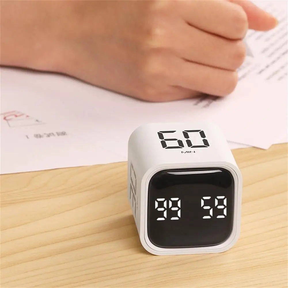 Digital Cube Timer with LED Display and Flip Sensor