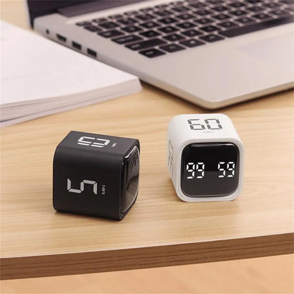 Digital Cube Timer with LED Display and Flip Sensor