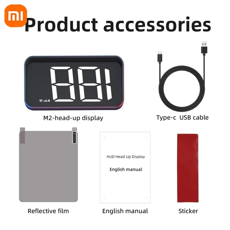 Xiaomi HUD Display – Digital Car Speedometer Projector