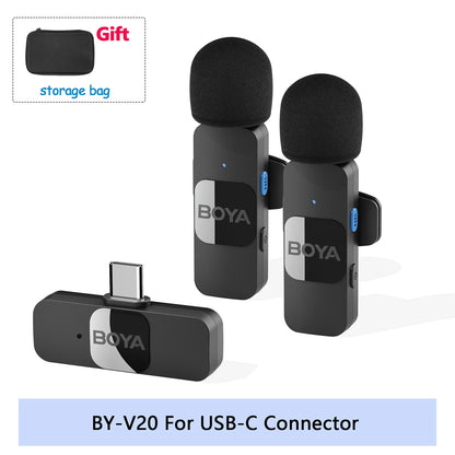 Wireless Lavalier Microphone for iPhone and Android