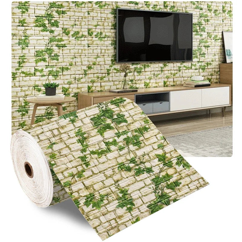 3D Brick Wallpaper Self-Adhesive Foam Wall Panel