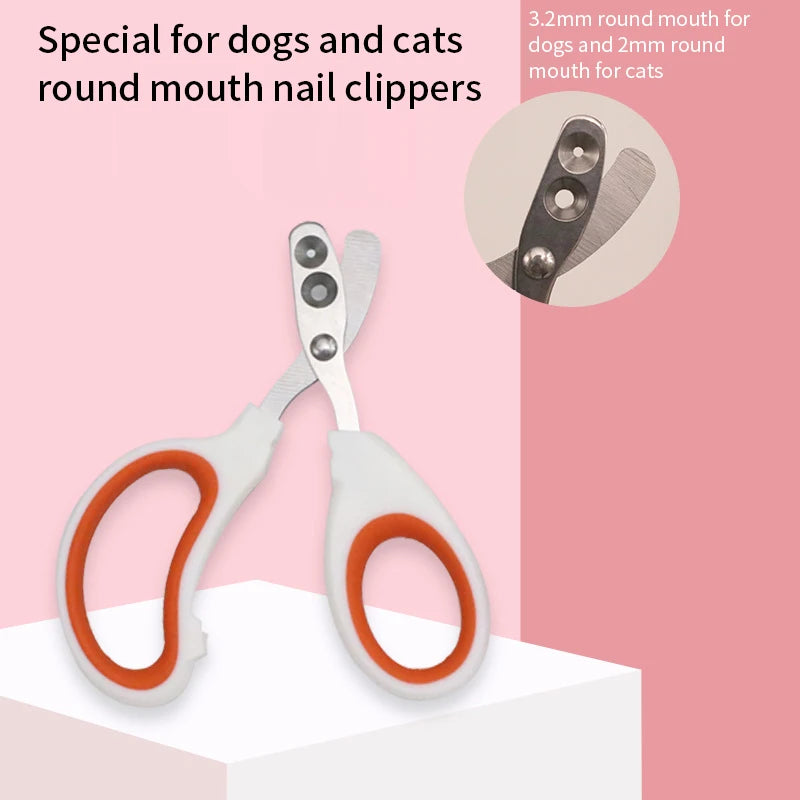 Pet Nail Clipper Stainless Steel Safe Grooming Tool