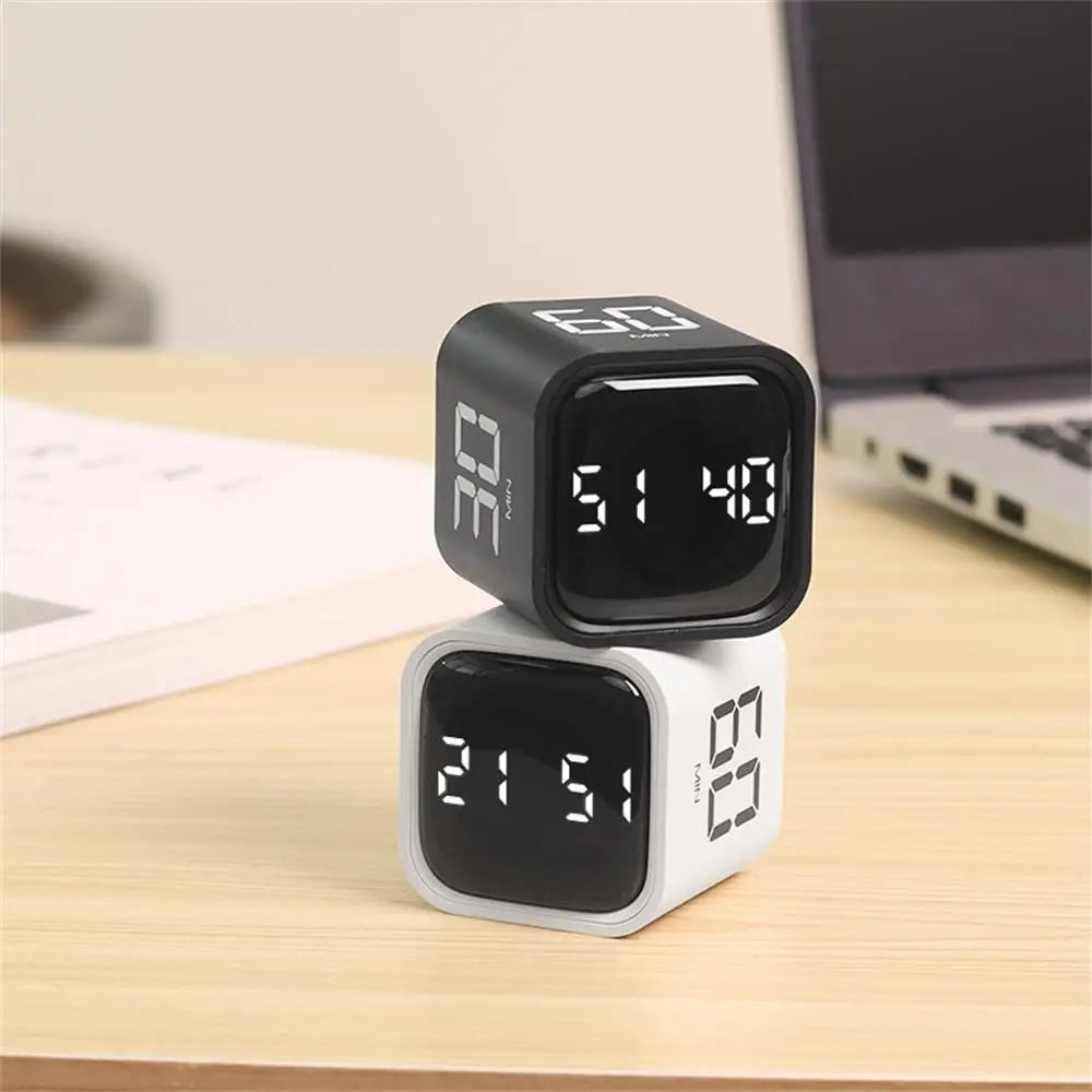 Digital Cube Timer with LED Display and Flip Sensor