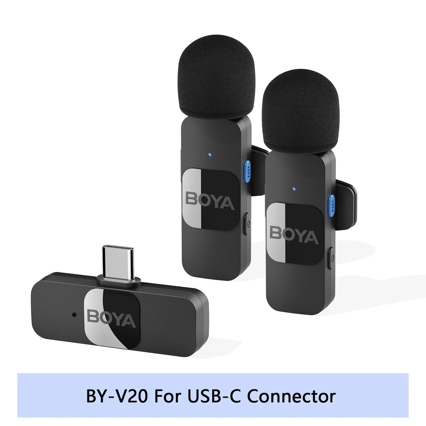 Wireless Lavalier Microphone for iPhone and Android