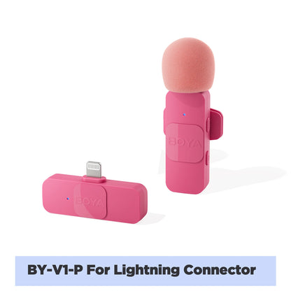 Wireless Lavalier Microphone for iPhone and Android