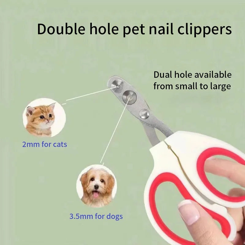 Pet Nail Clipper Stainless Steel Safe Grooming Tool