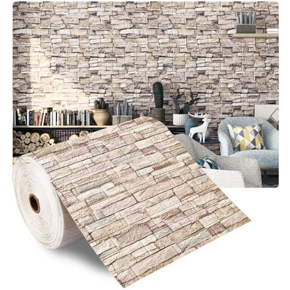 3D Brick Wallpaper Self-Adhesive Foam Wall Panel