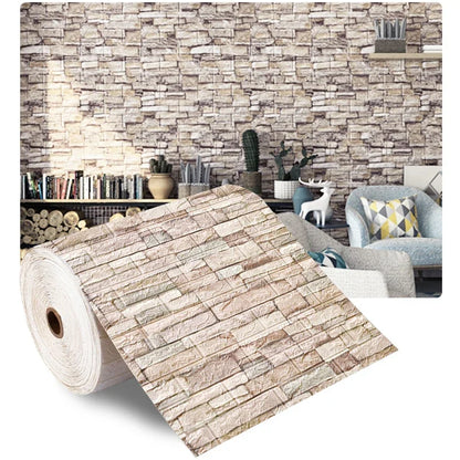 3D Brick Wallpaper Self-Adhesive Foam Wall Panel